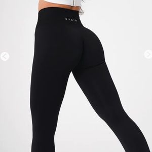 NVGTN Black solid Seamless Leggings